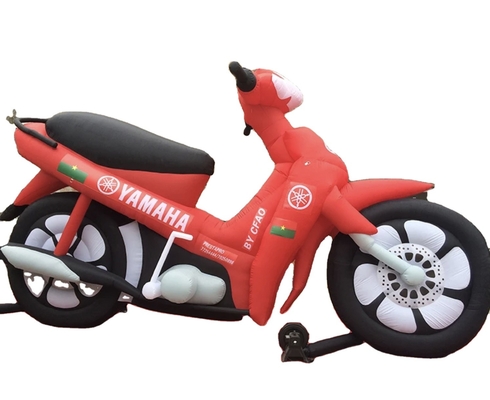 Motocicleta off-road inflável personalizada gigante para publicidade inflável ao ar livre