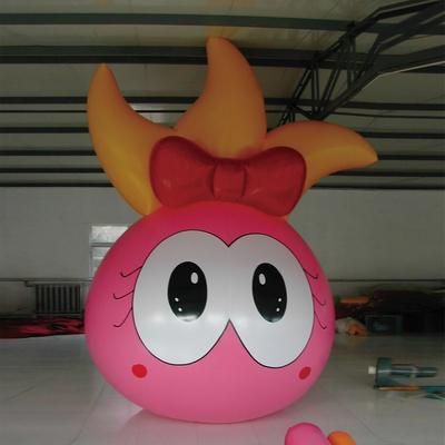 Mascote de desenhos animados 3D inflável