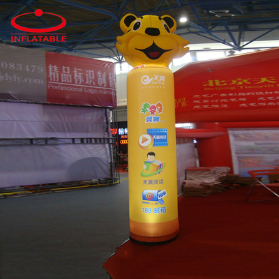 Modelo de cilindro de pilar inflável de publicidade gigante personalizado Fábrica de OEM Balão de coluna inflável de marca tubo de ar inflável