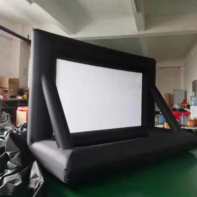 Personalizado Outdoor Gigante inflável terra 16X9Ft tela inflável para Reproduzir um filme