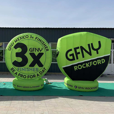 Grande pneu de publicidade inchável fechado a ar, feito sob medida, para venda, pneu inchável para publicidade
