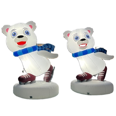 Mascotes Desportivos Infláveis Gigantes Publicidade Cartão Animado 3D Material Oxford