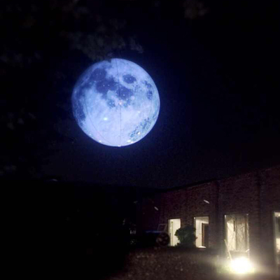 Balão de hélio LED inflável Balão lunar gigante