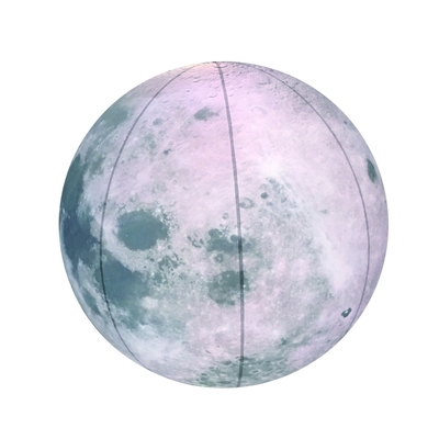 LED PVC Branco Impermeável Balão Lunar Grande Inflável Publicidade