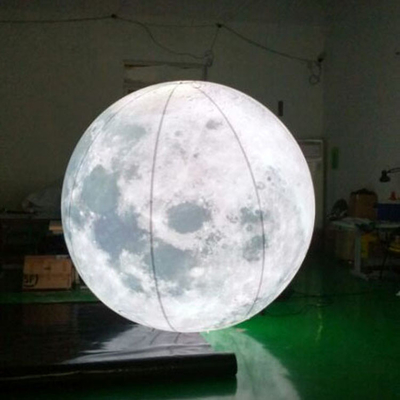 Helio Inflável Luz LED Redonda Balão Lunar de Publicidade