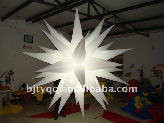 Publicidade Inflável Luz LED Impressão UV Gigante Com Diferentes Cores E Logotipo