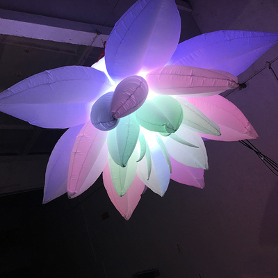 Luz LED inflável personalizada Publicidade Flores infláveis gigantes