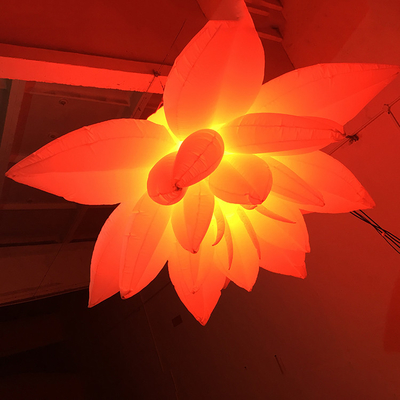 OEM inflável luz LED inflável decoração de flores com luzes