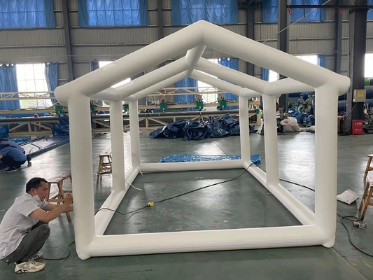 Venda a retalho Tenda de ar personalizada para acampamento inflável para 8 pessoas Tenda de acampamento inflável para acampamento