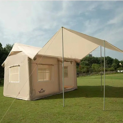 Tenda inflável portátil de preço barato combinada para festa turística de várias pessoas