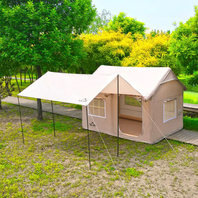 Tenda inflável portátil de preço barato combinada para festa turística de várias pessoas