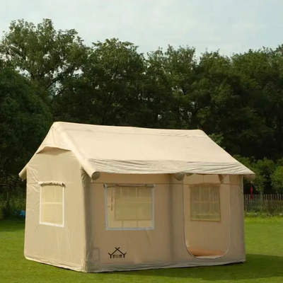 Tenda inflável portátil de preço barato combinada para festa turística de várias pessoas