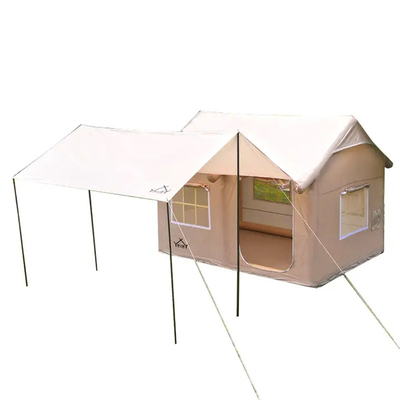 Fábrica Custom Multi Pessoas Grande Luxo Camping Tent Air Família Outdoor Casa Inflável Tent House Inflável Tent Camping