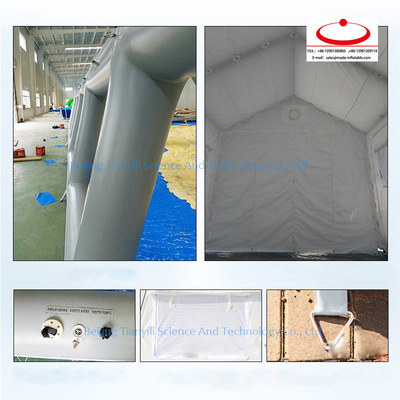 Quantidade de emergência de alta qualidade Custom grande fácil de instalar industrial portavel tenda inflável