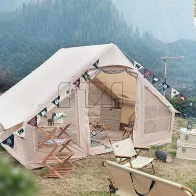 Luxo Acampamento ao ar livre 10 metros Branco 12 m2 Grande tenda de cores tenda de ar inflável