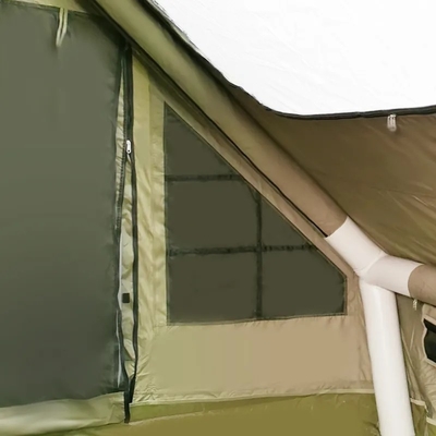 Luxo Acampamento ao ar livre 10 metros Branco 12 m2 Grande tenda de cores tenda de ar inflável