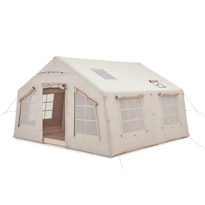 Casa Inflavel ao Ar Livre Casa Inflavel Aérea Tenda Doméstica Família Tenda de Acampamento Inflavel Impermeável de Dois Quartos para Venda