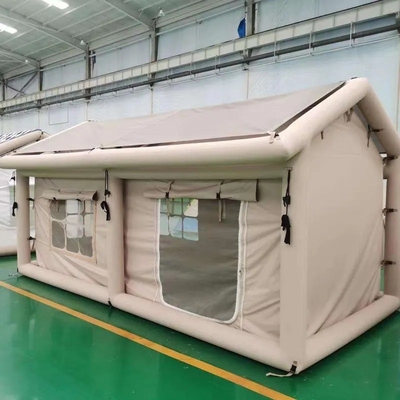 Casa Inflavel ao Ar Livre Casa Inflavel Aérea Tenda Doméstica Família Tenda de Acampamento Inflavel Impermeável de Dois Quartos para Venda
