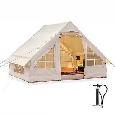 Acampamento ao ar livre Casa inflável Tenda de lona ou parte da família de Oxford Tendas para 3-4 pessoas
