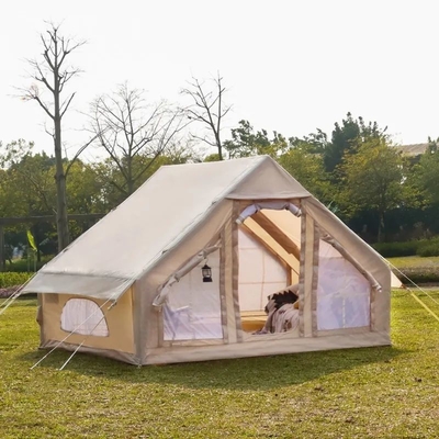 Fábrica Tenda portátil à prova d'água Acomodação ao ar livre Tenda de acampamento inflável