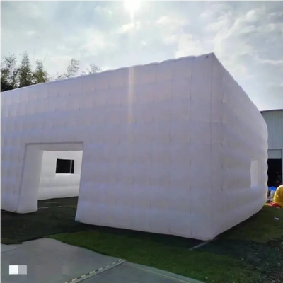 Tenda de exposição de estruturas infláveis brancas Tenda de exposição grande inflável branca para eventos publicitários