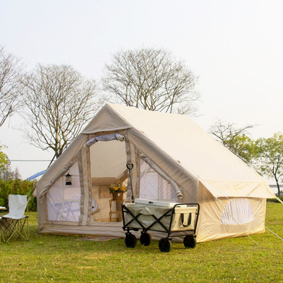 Tenda de acampamento inflável e hermética