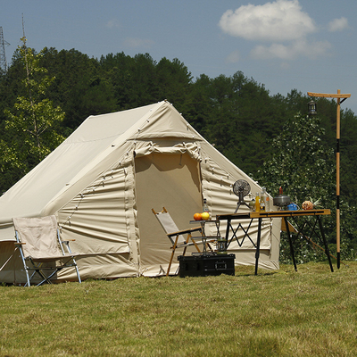 Tenda de acampamento inflável ao ar livre Tenda impermeável de tecido de Oxford