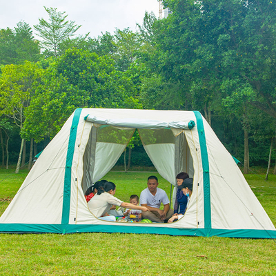 Tenda de casa inflável à prova d'água, bomba de ar Tendas para acampamento