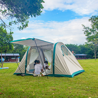 Tenda de casa inflável à prova d'água, bomba de ar Tendas para acampamento
