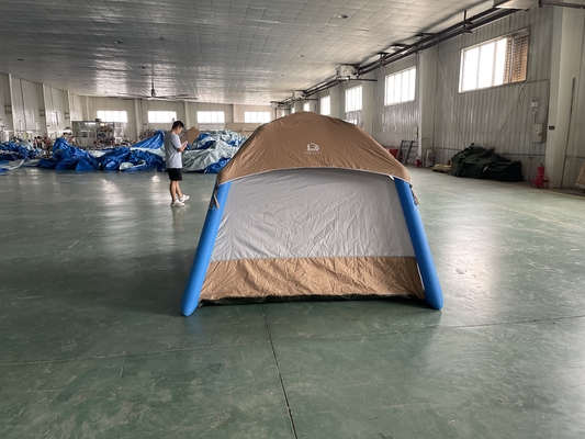 Tenda de acampamento inflável dobrável Tenda de ar com bomba de ar
