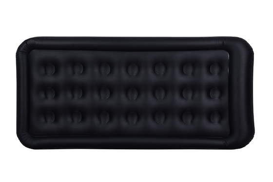 Cama de colchão de ar elétrico dobrável impermeável PVC de floco personalizado