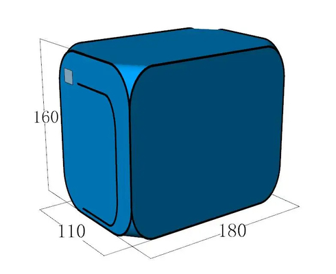 Quadrilateral compartimento abrigo sala de isolamento simples tenda dobrável de abertura rápida abrigo tenda tenda módulo tenda