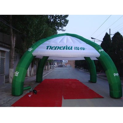 Tenda gigante inflável exterior de quatro patas para venda de logotipo impresso