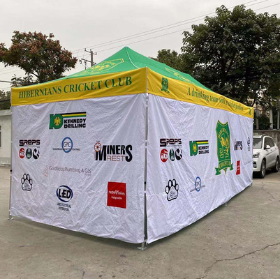 20 pés de alumínio exterior Hexagonal Up Tent Pop Up Canopy, Folding Gazebo Tent 3X3M, 3X6M tamanho
