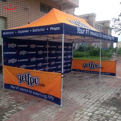 20 pés de alumínio exterior Hexagonal Up Tent Pop Up Canopy, Folding Gazebo Tent 3X3M, 3X6M tamanho