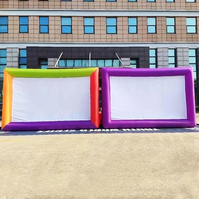 Ecrã de filme inflável para exterior Gráfico por grosso Tamanho personalizado Ecrã de filme para exterior Projeção traseira