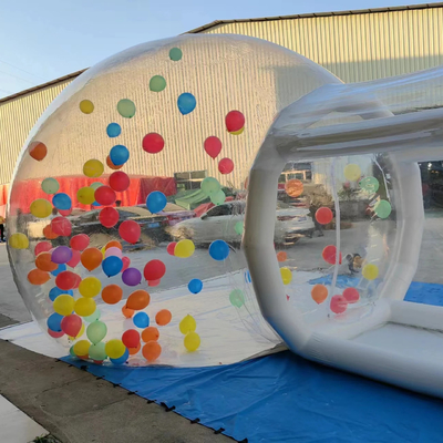 Casa inflável gigante de bolhas ao ar livre Tenda inflável de bolhas de 3 m