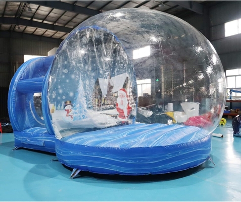 Balões para crianças Mini Casa de bolhas de cúpula inflável Casa de bolhas duplas transparentes
